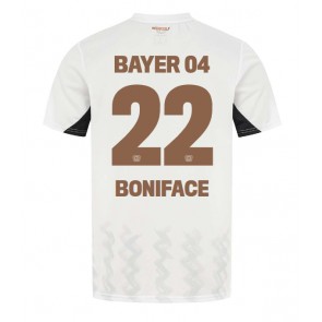 Bayer Leverkusen Victor Boniface #22 Replika Udebanetrøje 2024-25 Kortærmet